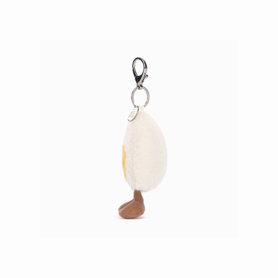 Jellycat Amuseables Happy Boiled Egg Bag Charm Australia | 345206SQW